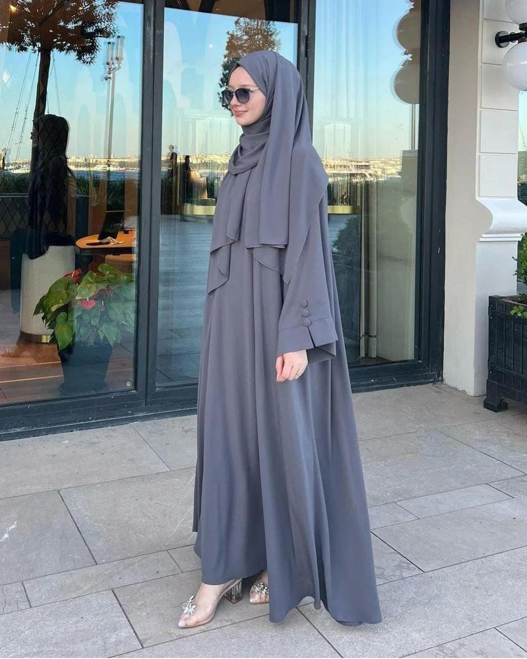Muse Abaya With Stollar